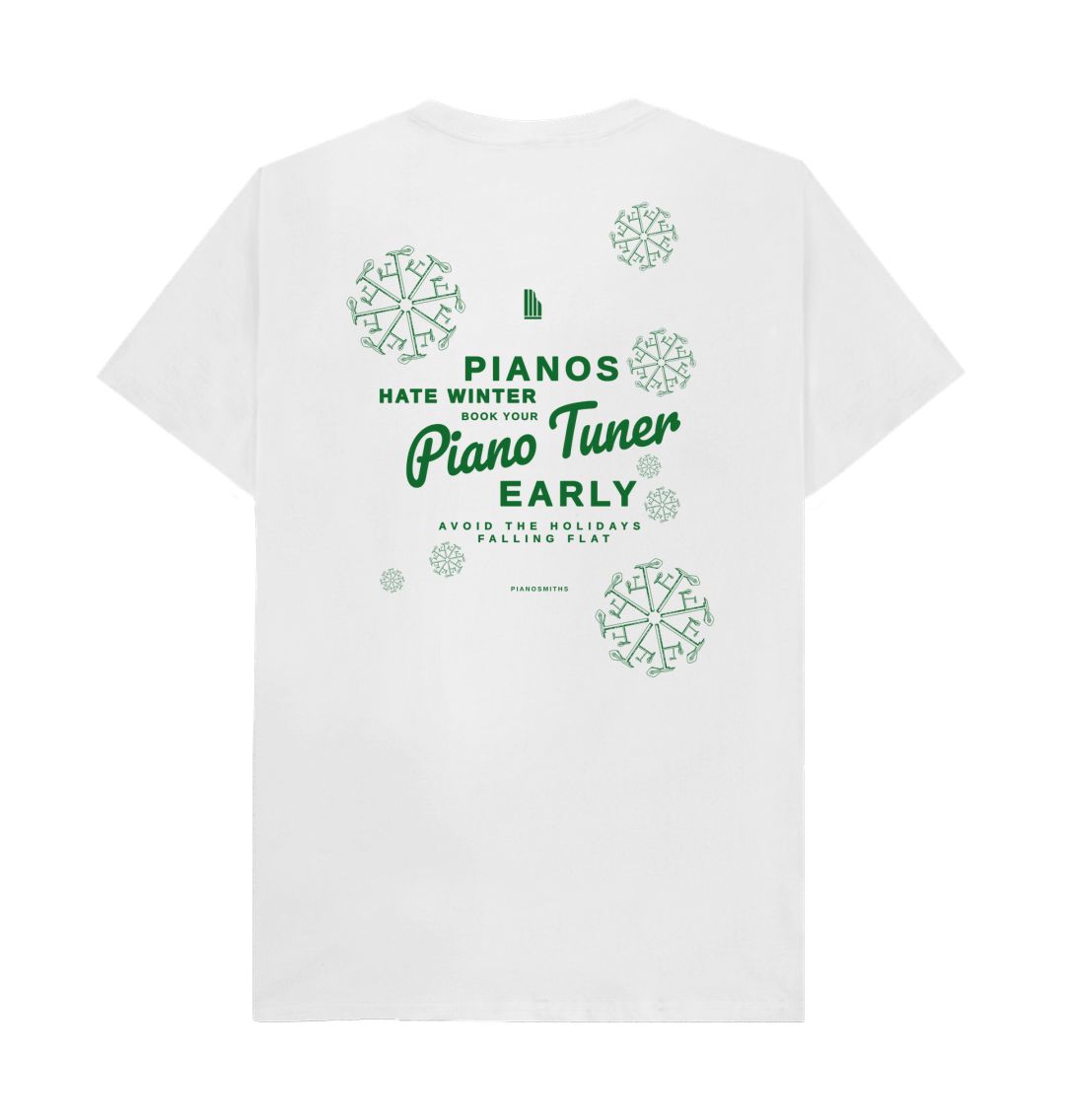 Pianos Hate Winter T-shirt in Green